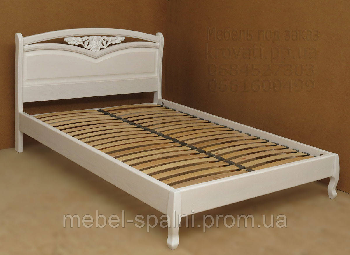 Ліжко в Харкові дерев'яна двоспальна "Анастасія" kr.as3.2