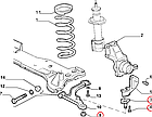 Шарова опора R16 на Fiat Ducato 230, Peugeot Boxer, Citroen Jumper (1994-2002), 1300473080, 1331641080, 364033, фото 7