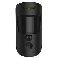 Беспроводной датчик движения с камерой Ajax Motioncam, черный