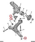 Кульова опора Fiat Ducato 250, Peugeot Boxer 3, Citroen Jumper 3 (2006-2014), 50705629, 93501837, 364076, фото 5