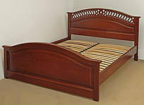 Ліжко в Харкові дерев'яна двоспальна з нижнім "Глорія" kr.gl3.3