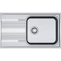 Кухонная мойка Franke Smart SRL 611-86 XL, врезная оборотная нержавеющая сталь декорированная, мойка на кухню