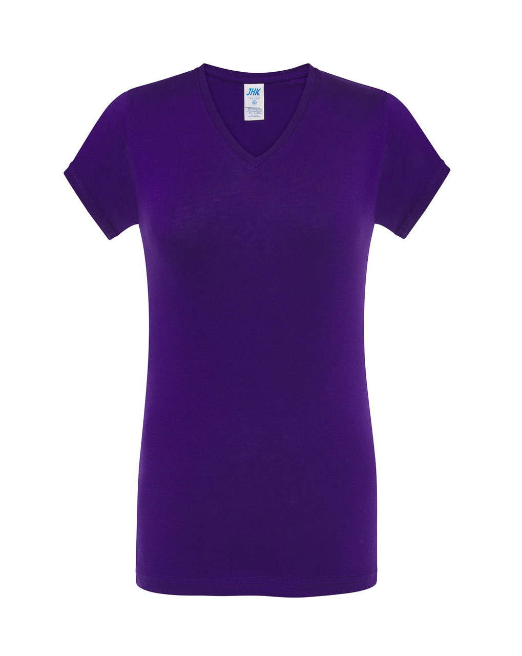 Жіноча футболка JHK COMFORT V-NECK LADY колір фіолетовий (PU)