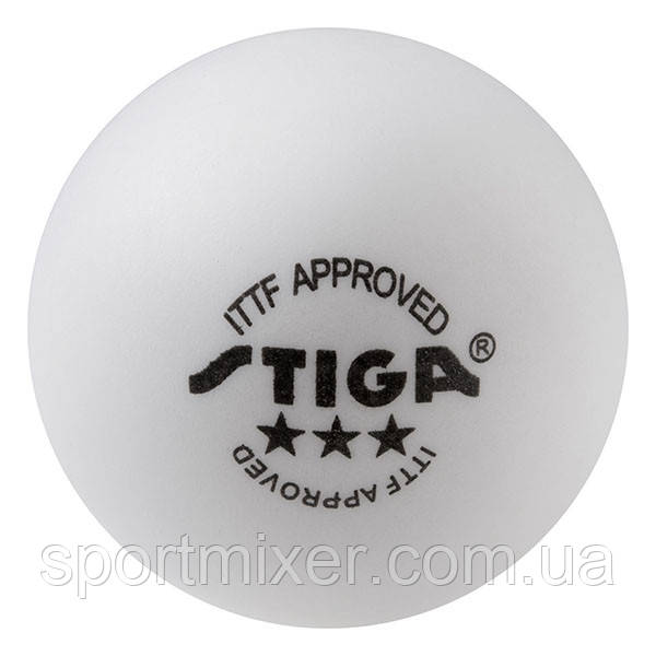 Шарики для настольного тенниса Stiga 3* Competition, три звезды - фото 2 - id-p1023925065