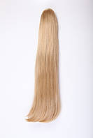 Шиньон на крабе длинный ровный Elegant 60 см пшеничный блонд