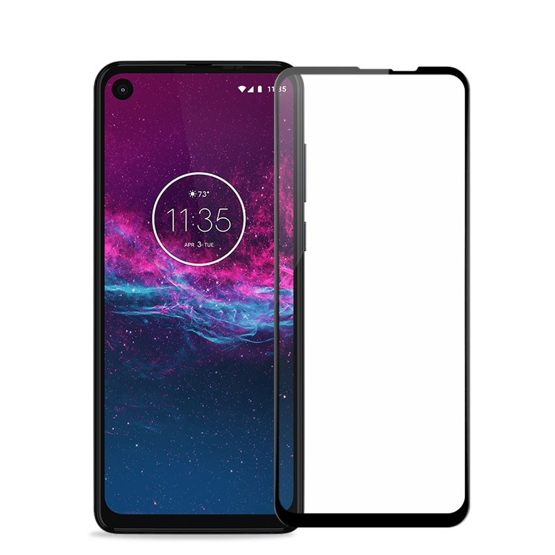 Захисне скло LUX для Motorola One Action (XT2013-2) Full Сover чорний 0,3 мм в упаковці