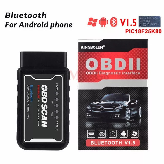 Діагностичний адаптер ELM327 v1.5 Bluetooth