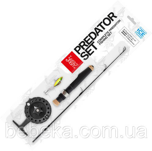 Комплект зимовий Lucky Joh PREDATOR SET(вудка+котушка+балансир) 51см (LJ109SET)