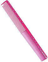 Расческа для стрижки Y.S.Park 331 Cutting Comb Pink 230 мм YS-331