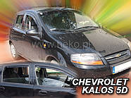 Дефлектори вікон вставні Chevrolet Aveo I 2002-2011 4D HB