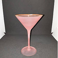 Набор бокалов DS Persia Pink для мартини 300 мл 4 шт Розовый матовый
