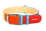 Нашийник COLLAR GLAMOUR (КОЛАР ГЛАМУР) «Веселка» 30-39 см 20 мм, фото 3