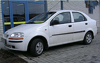 Дефлектори вікон вставні Chevrolet Aveo I 2002-2006 4D Sedan