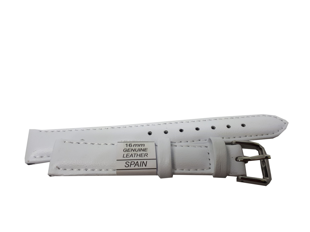 Ремінець "Nagata" 16 mm білий, фото 1