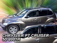 Дефлектори вікон вставні Chrysler PT Cruiser 2000-2009 4D / вставні, 4шт/