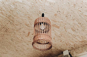 Плетена бра з лози <unk> люстри плетені з лози <unk> торшери абажури бра