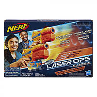 ПОД ЗАКАЗ 20+- ДНЕЙ Лазерные Бластеры Нерф набор 2шт Nerf Laser Ops Classic 2-Pack Hasbro E5393