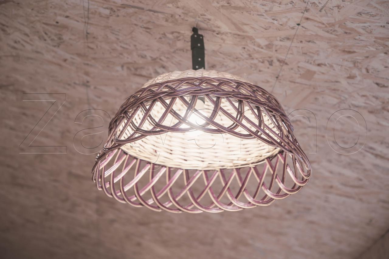 Плетена бра ручної роботи з лози  ⁇  люстри плетені ручної роботи з лози   ⁇  торшери абажури бра