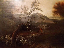 Картина Лесной пейзаж с путниками, художник Jan Snellinck III, 17 век Голландия, фото 2