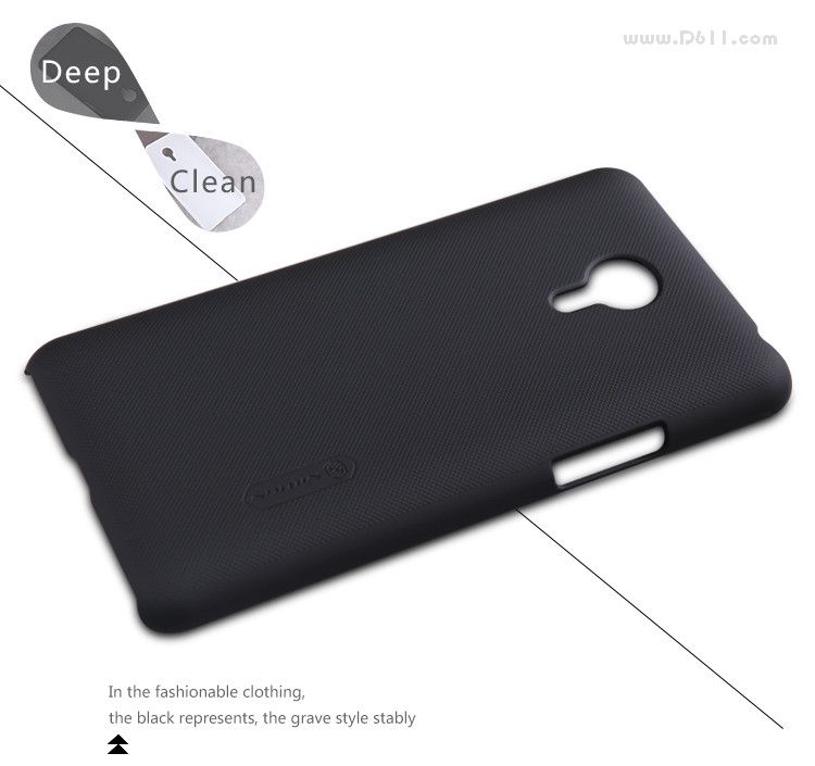 Чехол Nillkin Super Frosted Shield для Meizu MX4 Pro black + защитная плёнка - фото 6 - id-p131927171