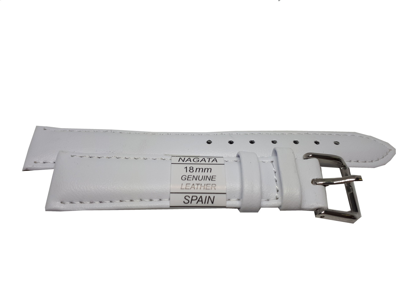 Ремінець "Nagata" 18mm білий