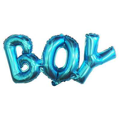 Повітряні кулі "Boy", розмір 91х36 см, фото 1