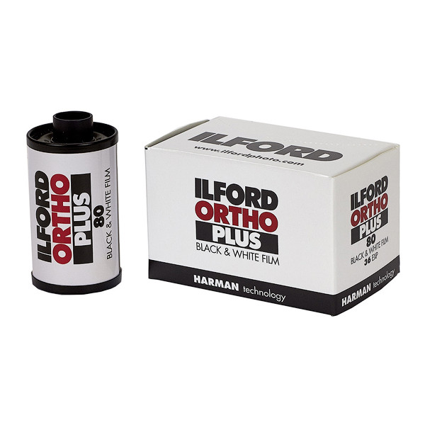 Фотоплівка чороно-біла ILFORD ORTHO PLUS 80 135-36