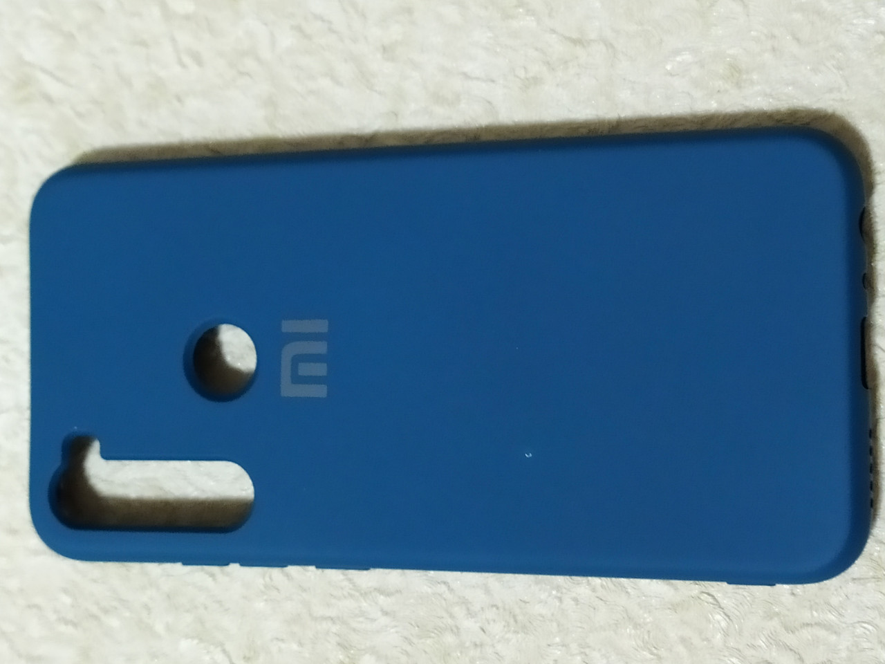 Накладка Silicon Cover full для Xiaomi Redmi Note 8 (темно-синій)
