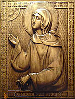 Икона деревянная "Св. Муч. Ксения" (30х23см)