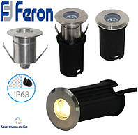Светильник для бассейнов и фонтанов Feron SP2813 3W 12V 2700К хром IP68