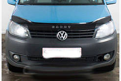 Мухобійка, дефлектор капота Volkswagen Caddy 2010- (Vip)