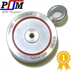 ПІСКОВИЙ МАГНІТ F-400х2 ⭐⭐⭐⭐⭐ РЕДМАГ Сила 500 кг ДВУХСТОРОННИЙ неодимовий + ТРОС у ПОДАРУНОК!