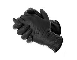 Рукавички нітрилові чорні (щільність 5.5 г) ТМ Care365 100 шт, Чорний, L