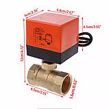 Кульовий кран з електроприводом 220 вольтів 1 дюйм DN25, фото 2