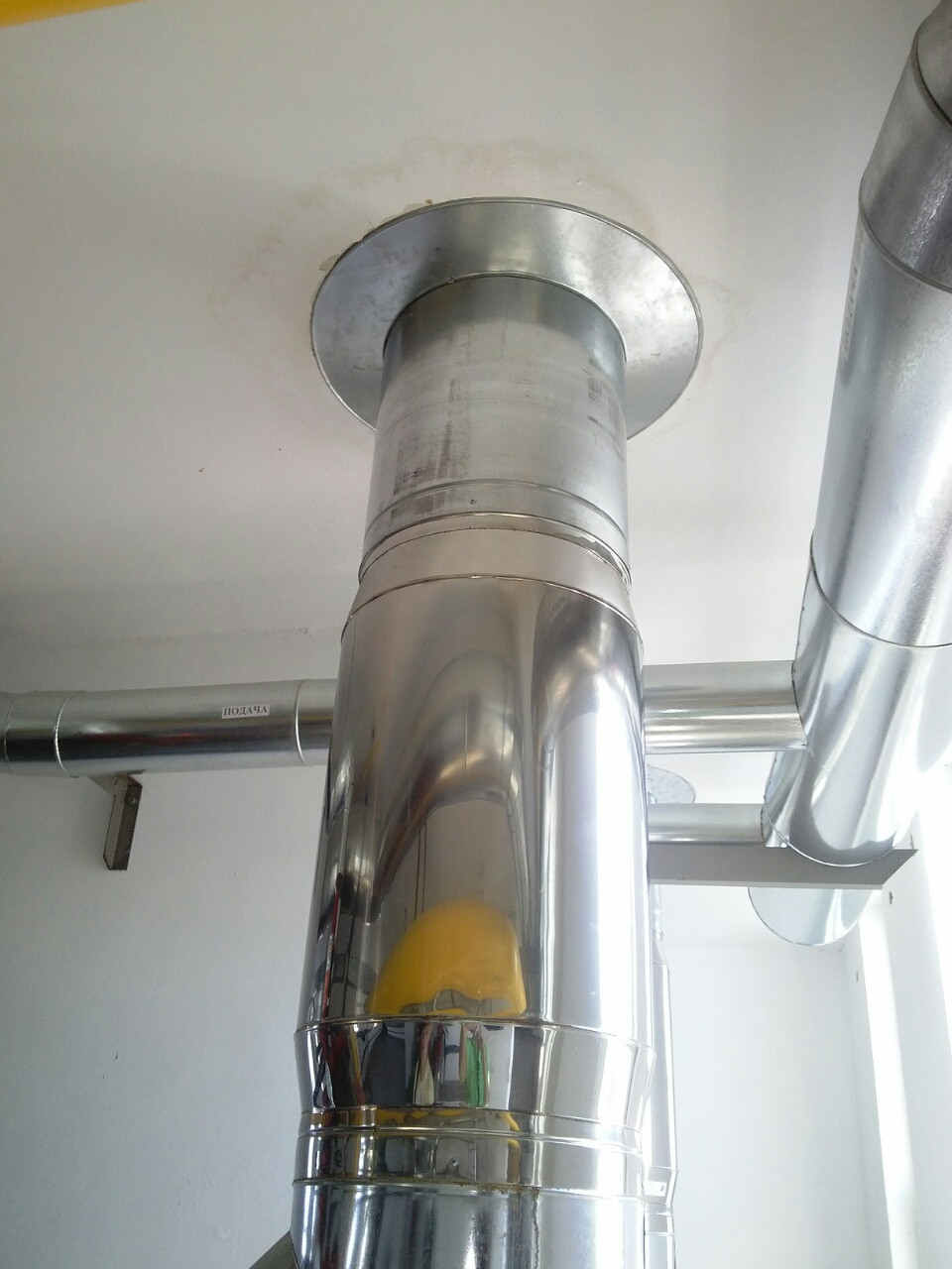 Димохід Ø250 неіржавка сталь/неіржавка сталь 1 мм AISI304, фото 1