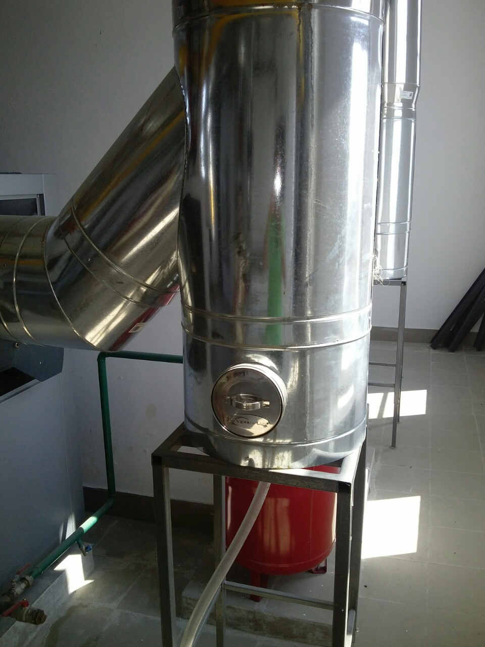 Димохід Ø220 неіржавка сталь/неіржавка сталь 0,8 мм AISI430, фото 1