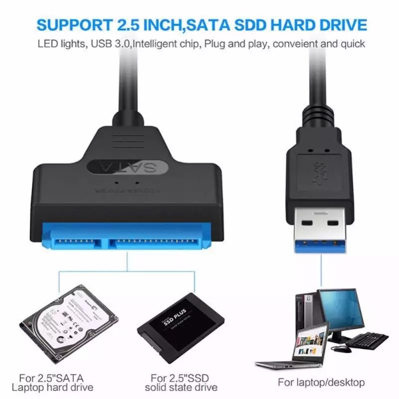 Адаптер SATA — USB 3.0, фото 1