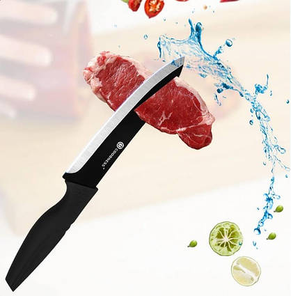 Кухонний ніж COOBNESS Керамічний Чорний