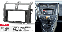 2-DIN переходная рамка TOYOTA Verso-S, Ractis 2010+ / SUBARU Trezia 2010+, CARAV 11-172