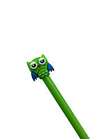 Ручка совушка зеленая