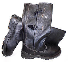 Чоботи робочі шкіряні на хутрі Талан високі