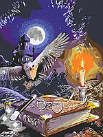 Схема для бісеру А-2 Книга чаклунства Хогвардс