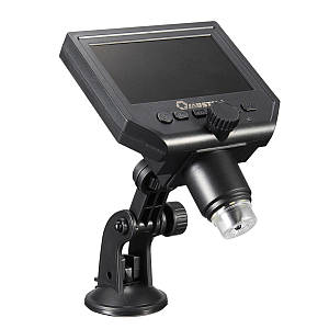 Цифровий мікроскоп з екраном Mustool G600 1-600X 3.6MP LCD HD дисплей 4.3 дюйма. Світлодіодна підсвітка
