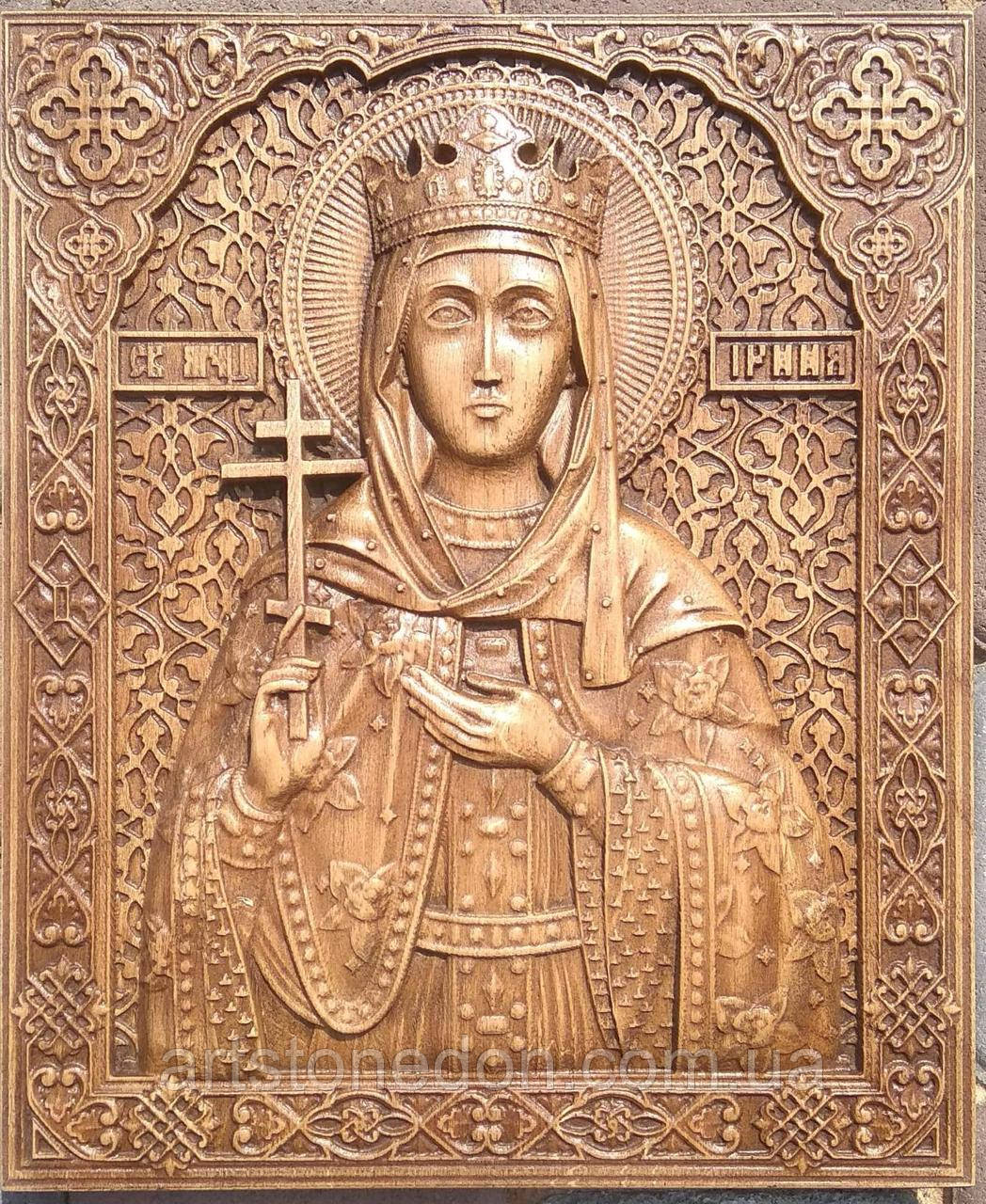 Ікона різьблена Свята Ірина