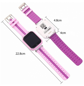 Дитячий розумний смарт-годинник з GPS Smart Baby Watch Q100 Lilac (Бузковий), фото 2