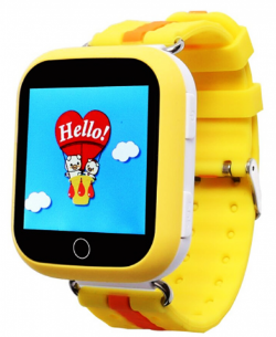 Дитячі розумні смарт годинник з GPS Smart Baby Watch Q100 Yellow(Жовтий), фото 2