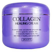 Ночной питательный крем с коллагеном Jigott Collagen Healing Cream