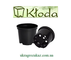 Горщик для розсади 1,5 л (15x12) чорний ( виробництво Польща Kloda ) 50 шт/уп