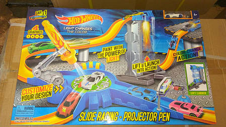 Трек 7913 Hot Wheels машинки міняють колір (трек-запуск, Hot Wheel КОПІЯ), фото 2