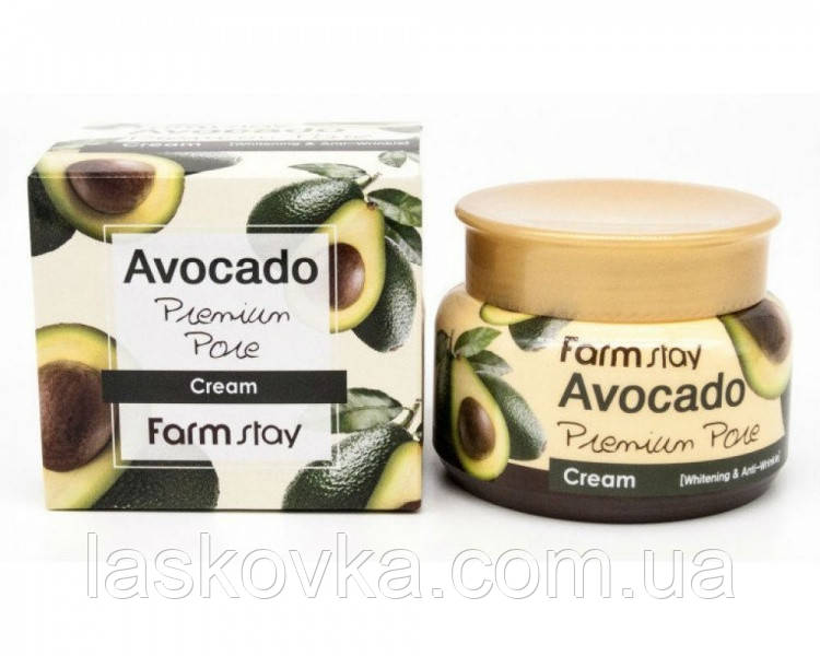 Освітлювальний ліфтинг-крем з екстрактом авокадо FarmStay, Avocado Premium Pore Cream